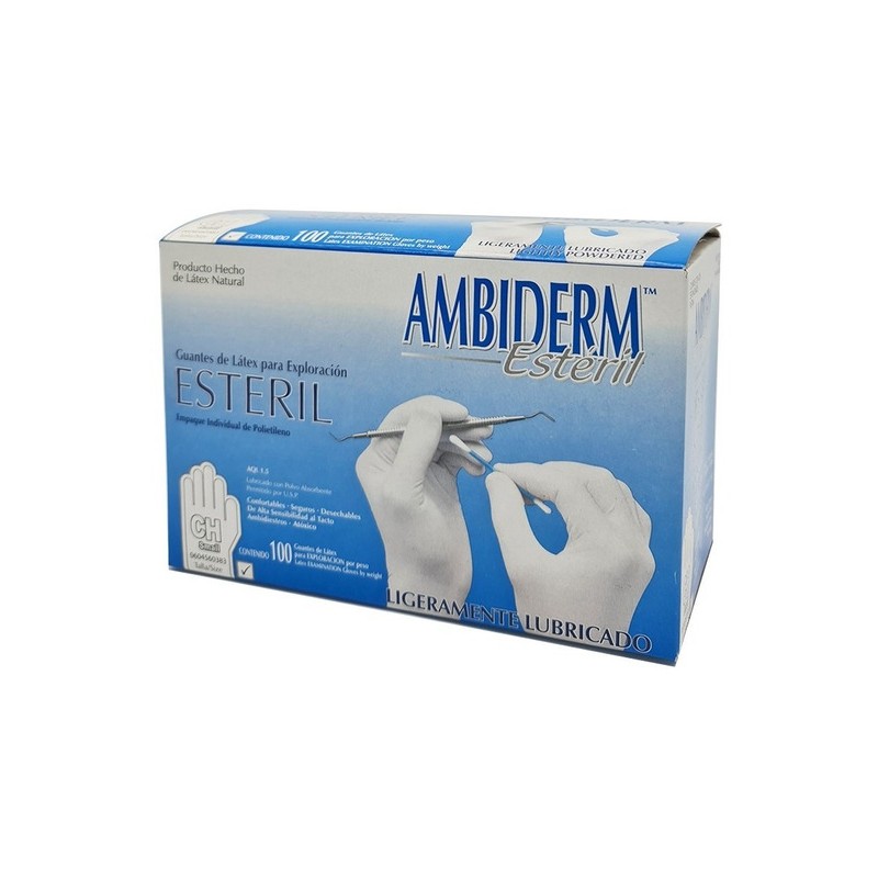 GUANTE ESTERIL AMBIDERM