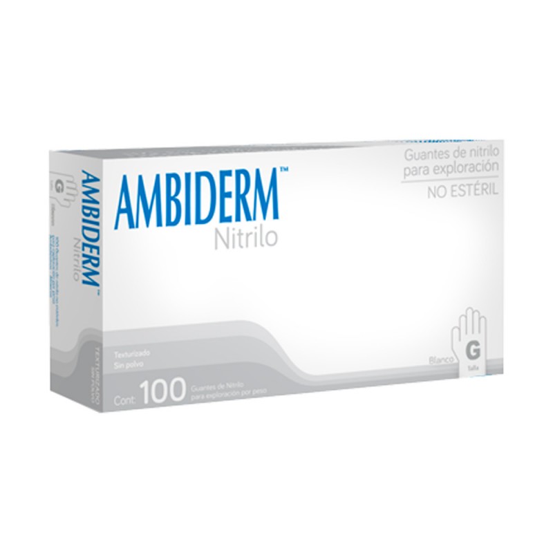 GUANTE DE  NITRILO SOFT AMBIDERM