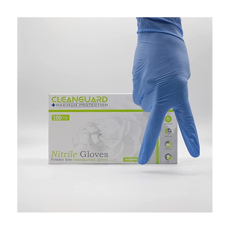 GUANTE NITRILO CLEAN GUARD