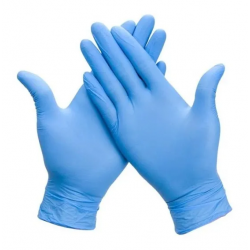 GUANTES DE NITRILO AZUL...