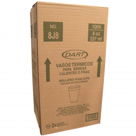 VASO DEL No. 8 DART TERMICO
