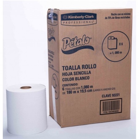 TOALLA EN ROLLO PARA MANOS PETALO.