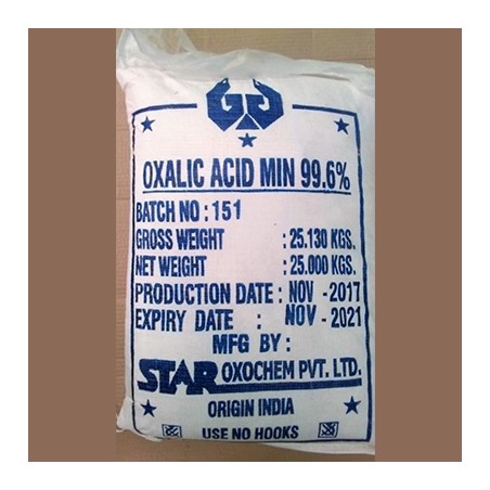 ACIDO OXALICO BULTO DE 25 KG