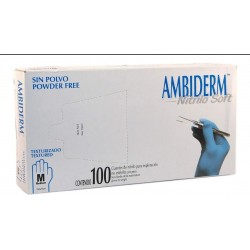 GUANTE DE NITRILO AZUL