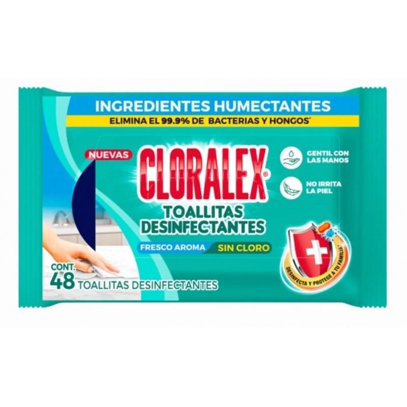 CLORALEX TOALLITAS DESINFECTANTES