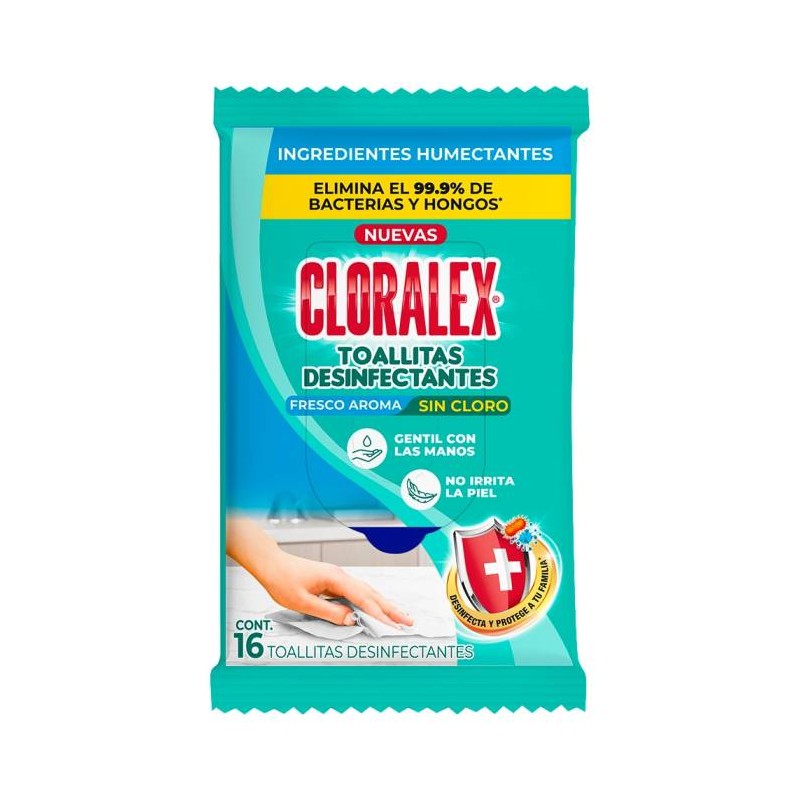CLORALEX TOALLITAS DESINFECTANTES