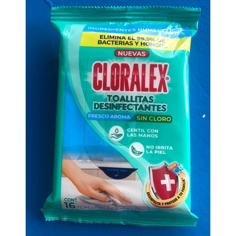 CLORALEX TOALLITAS DESINFECTANTES