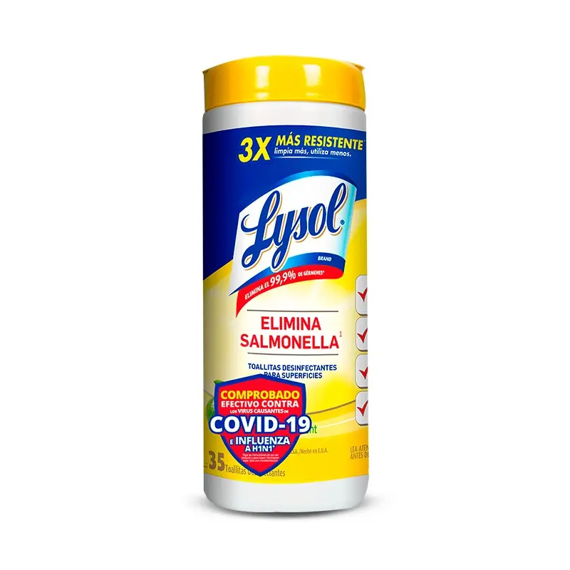LYSOL TOALLITAS DESINFECTANTES BOTE